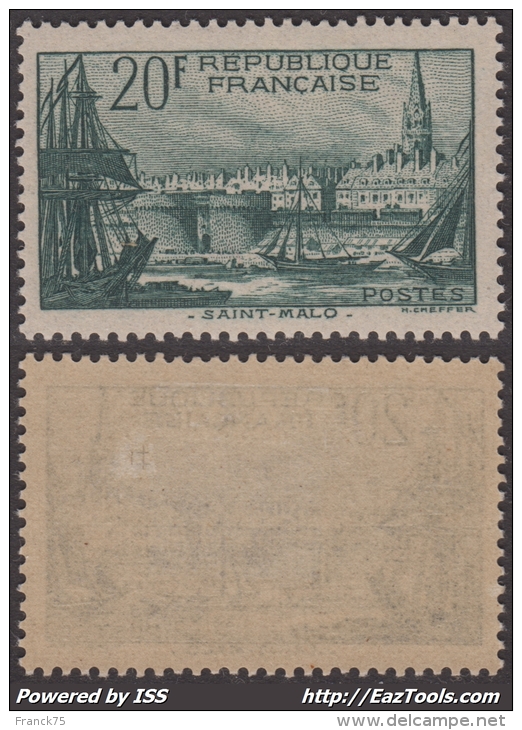 20Fr Saint -Malo Neuf * TB ( Y&T N° 394, Cote 45€) - Unused Stamps