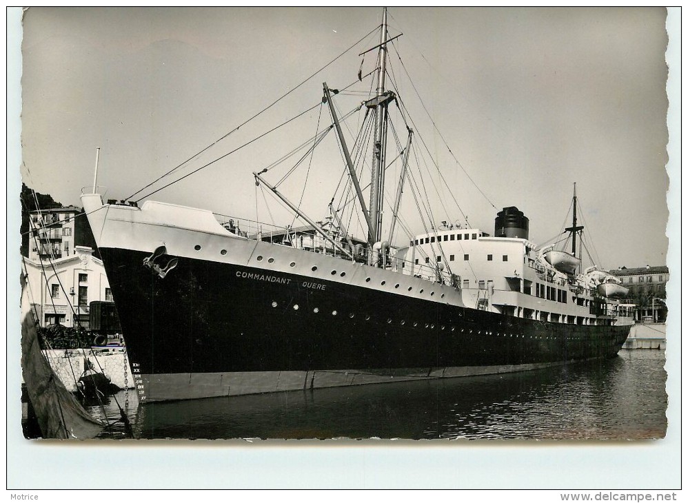 NICE  - Port, Le Commandant Quéré, Paquebot. - Dampfer