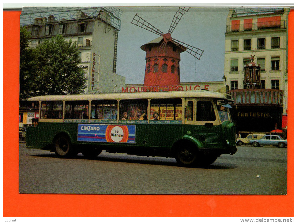 Bus - Autocars - Autobus Parisien - Moulin Rouge -Collection "chic Et Choc" - Photo Delvallée RATP - Bus & Autocars