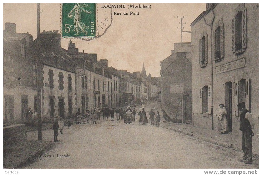 56 LOCMINE  Rue Du Pont - Locmine