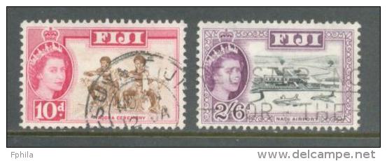 1961 - 1963 FIJI DEFINITIVES MICHEL: 148, 150 USED - Fiji (...-1970)
