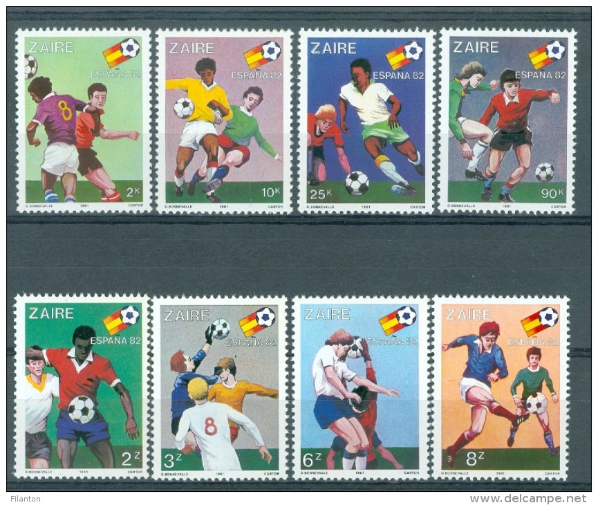 ZAIRE - OBP Nr 1100/11107 - MNH** - Cote 11,00 € - Ongebruikt