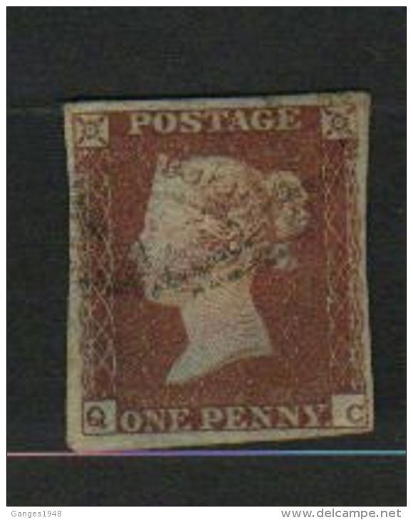 Great Britain   QV  1d  Red  QC  Imperf    #  57271 - Used Stamps