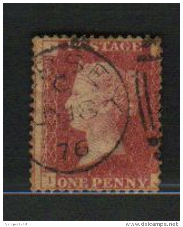 Great Britain   QV  1d  Red  I J  Plate Number 190   #  57422 - Sin Clasificación