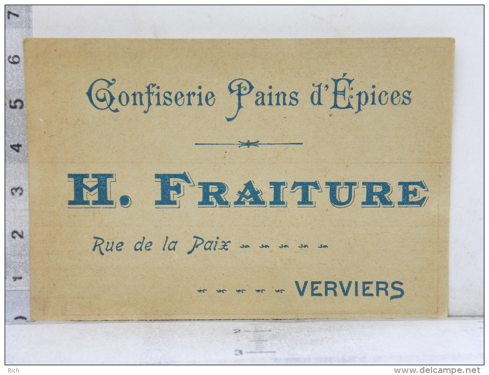 Chromo Belgique, Confiserie Pain D'Epices H. Fraiture Rue De La Paix VERVIERS - Enfants Garçon Et Fillet Balançoire - Sonstige & Ohne Zuordnung