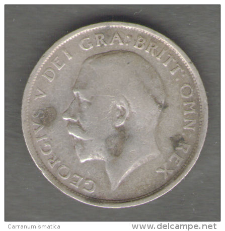 GRAN BRETAGNA SHILLING 1916 GEORGIUS V AG SILVER - I. 1 Shilling