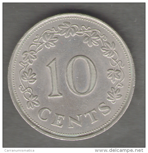 MALTA 10 CENTS 1972 - Malta