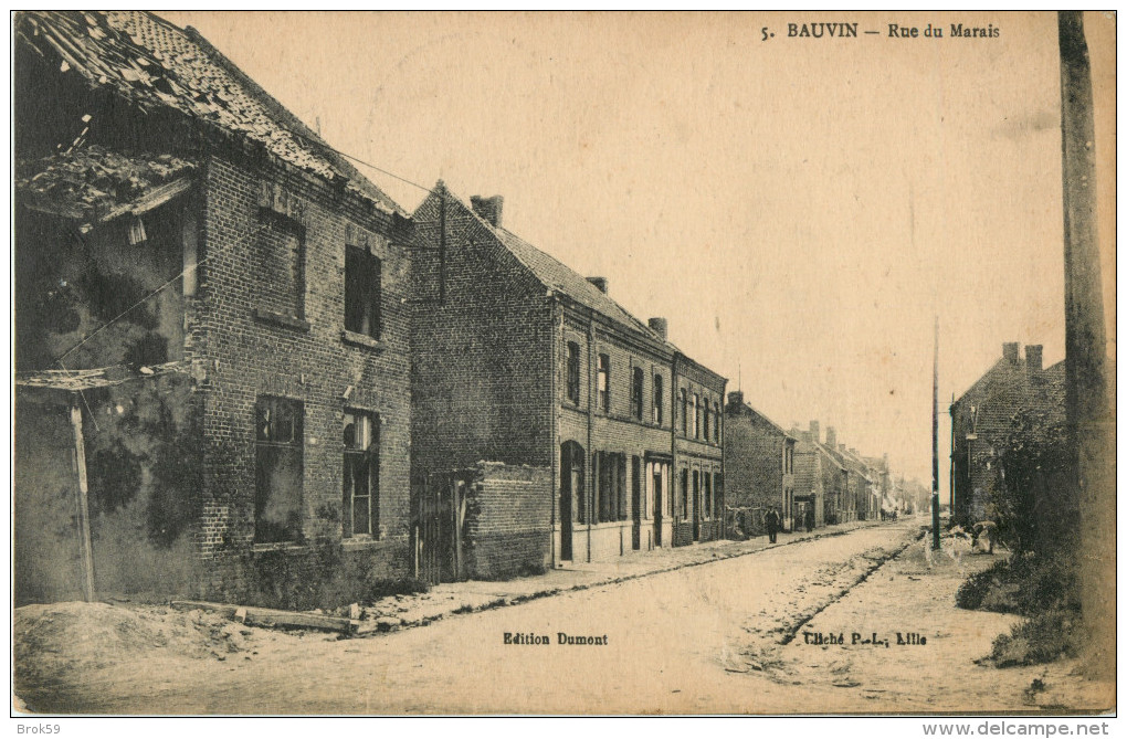 59 BAUVIN - RUE DU MARAIS - Autres & Non Classés