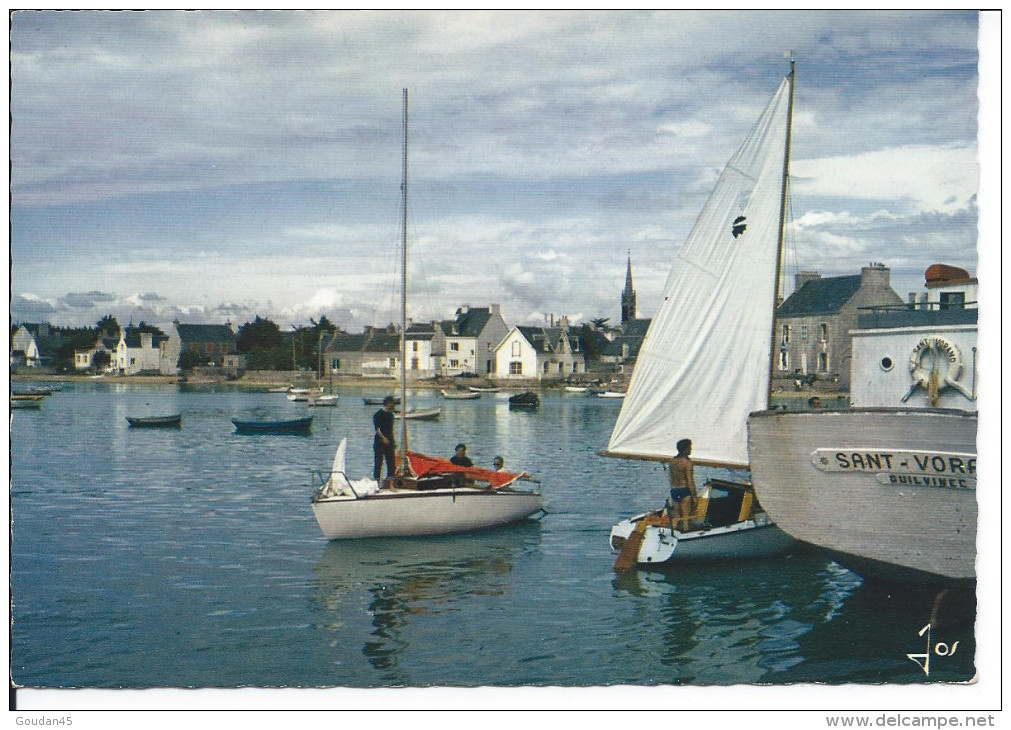 L'ILE TUDY (Finistère) - Voiliers Dans Le Port - Ile Tudy