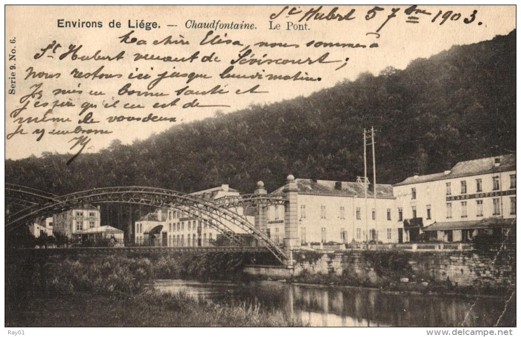 BELGIQUE - LIEGE - CHAUDFONTAINE - Le Pont. - Chaudfontaine