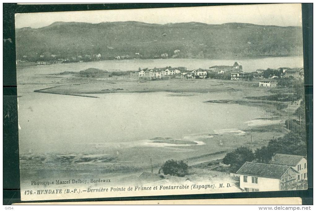 N°176  -  Hendaye  - Dernière Pointe De France Et Fontarrabie ( Espagne )     Eah121 - Autres & Non Classés