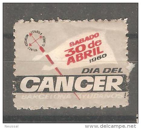 Viñeta Dia Del Cancer 1960 - Otros & Sin Clasificación