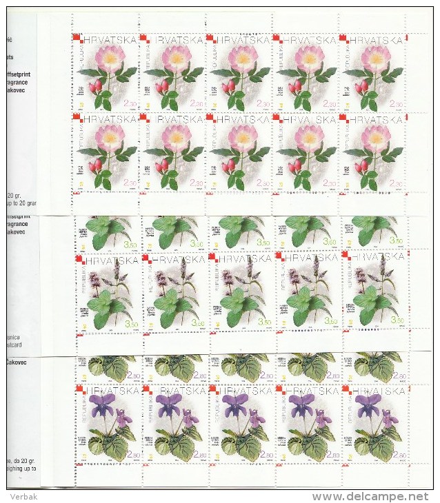 Croatie Mi.nr:687-689 Heilpflanzen 3 Heftchen 2004  Neuf Sans Charniére / MNH / Postfris - Kroatië