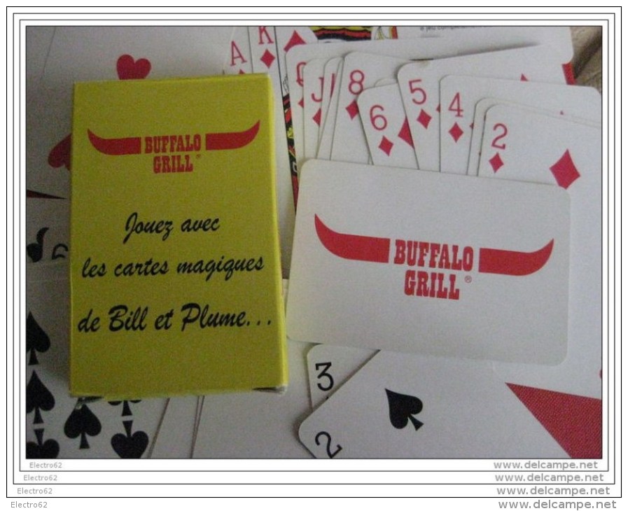 Carte à Jouer (52) BUFFALO GRILL / Bill Et Plume - Cartes à Jouer Classiques