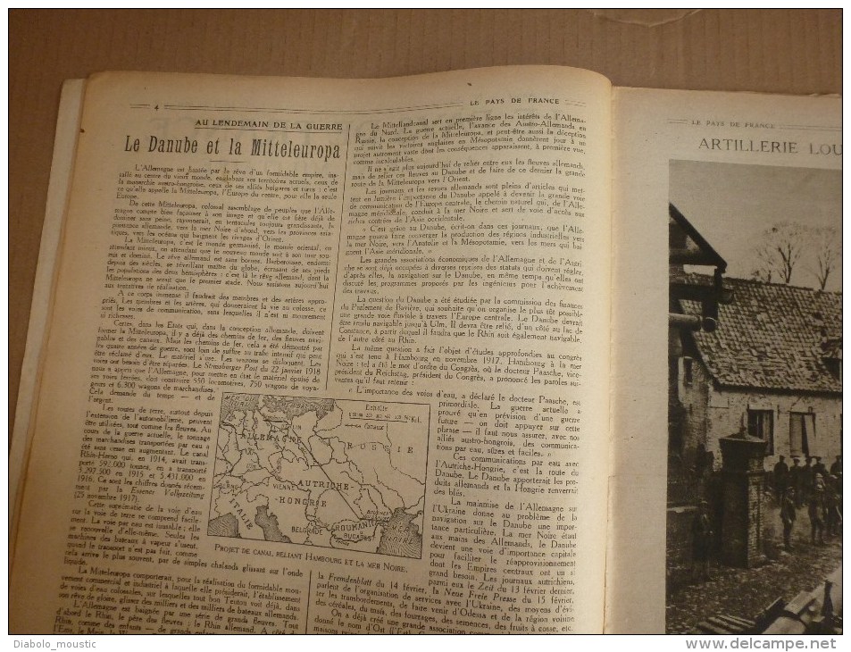 1918 LPDF: Art Français à Madrid;Canon British;Gerbéviller;Chasseurs Alpins;Aviateurs Victimes Et FONCK; Alcool D'algue - Frans