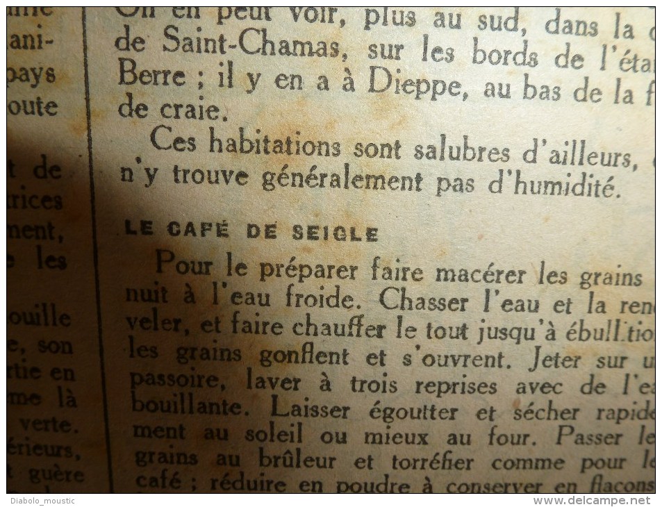 1918 LPDF: Art français à Madrid;Canon british;Gerbéviller;Chasseurs alpins;Aviateurs victimes et FONCK; Alcool d'algue