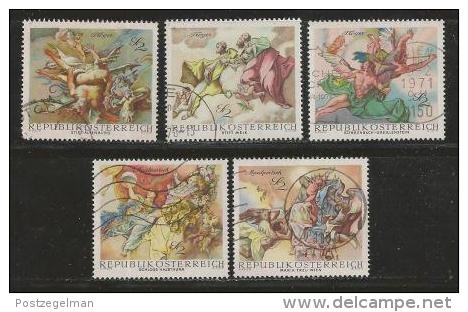 AUSTRIA, 1968, Cancelled Stamp(s), Melk Monestry , MI Nr. 1278-1283, #4075 - Used Stamps