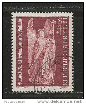 AUSTRIA, 1973, Cancelled Stamp(s), Angel Gabriel, MI Nr. 1434 #4105, - Covers & Documents