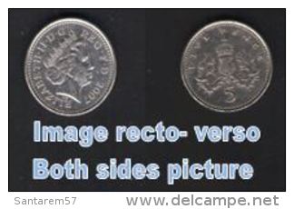 Pièce De Monnaie Coin Moeda 5 Five Pence Grande Bretagne UK 2007 - 5 Pence & 5 New Pence