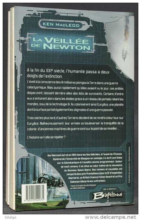 LA VEILLÉE DE NEWTON - KEN MAC LEOD - SF - BRAGELONE - Bragelonne