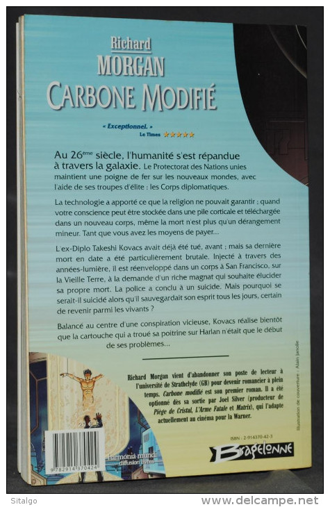 CARBONE MODIFIÉ - RICHARD MORGAN - SF - BRAGELONE - Bragelonne
