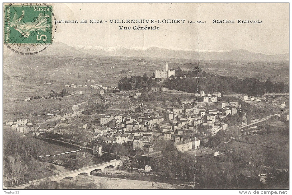 VILLENEUVE LOUBET - 06 - Station Estivale - Vue Générale - Lègère Pliure - VAN - - Autres & Non Classés