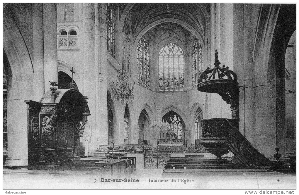 10 Bar Sur Seine Interieur De L'Eglise - Bar-sur-Seine