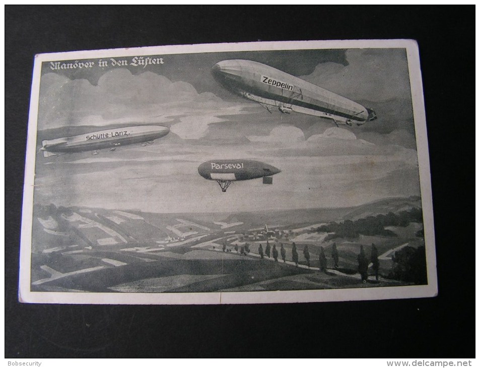 == Zeppekin Luftflotten Verein 1916  Aus Darmstadt - Airships