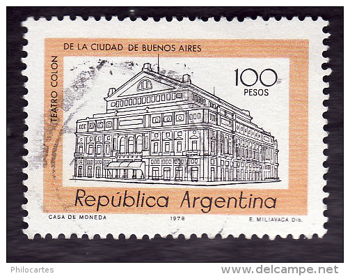 ARGENTINE 1978  -  YT  1130   - Hotel Des Monnaies   - Oblitéré - Gebraucht