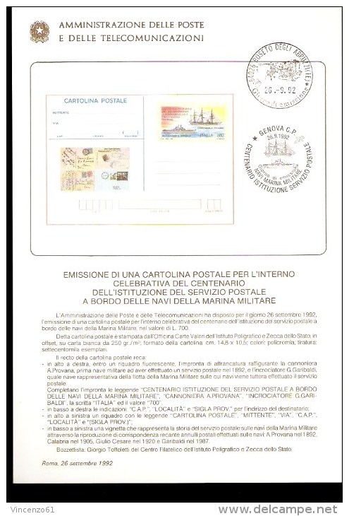 1992 BOLLETTINO `INTERO COMMEMORAIVO DEI 500  ANNI DELLA SCOPERTA DELL´AMERICA - Cristoforo Colombo