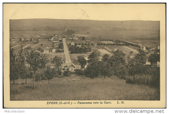 78 EPONE / Panorama Vers La Gare / - Epone