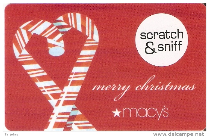 TARJETA DE REGALO DE MACY´S (GIFT CARD-CADEAU) (NAVIDAD-CHRISTMAS) - Autres & Non Classés