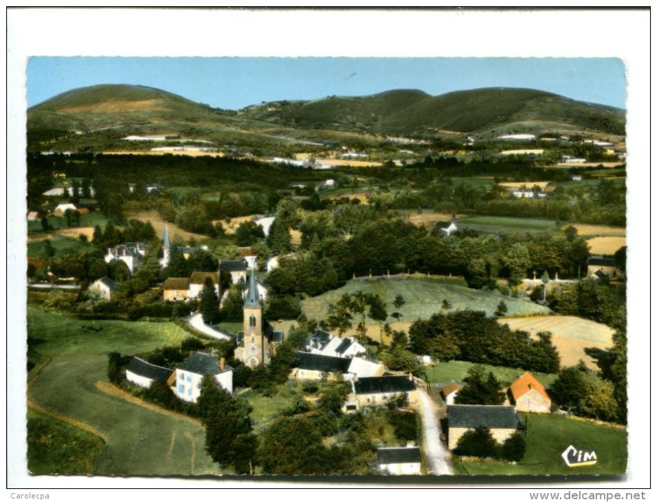 CP - MADRANGES (19) VUE PANORAMIQUE AERIENNE - Autres & Non Classés