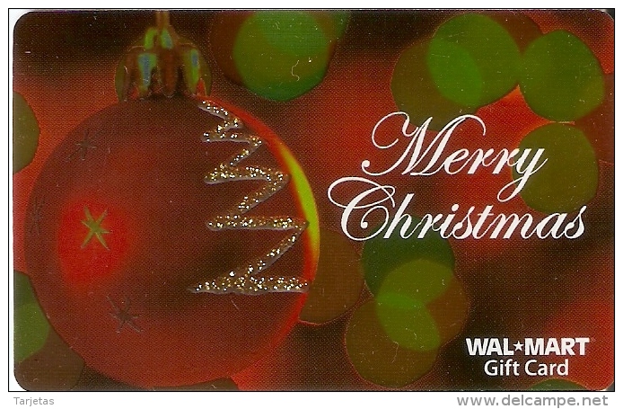 TARJETA DE REGALO DE WAL-MART (GIFT CARD-CADEAU) (NAVIDAD-CHRISTMAS) - Tarjetas De Regalo