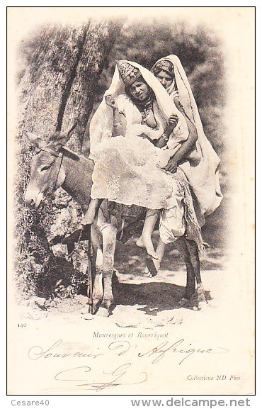 AFRICA - Maresques ( A Seno Nudo) Et Bourriquot, Animata, Viagg. 1903 - SET-09-53 - Altri & Non Classificati