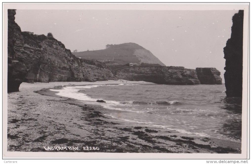 Carte Photo ROYAUME-UNI,ANGLETERRE,en Gland,LADRAM BAY,jurassic Coast Of East Devon,prés OTTERTON,rare - Sonstige & Ohne Zuordnung