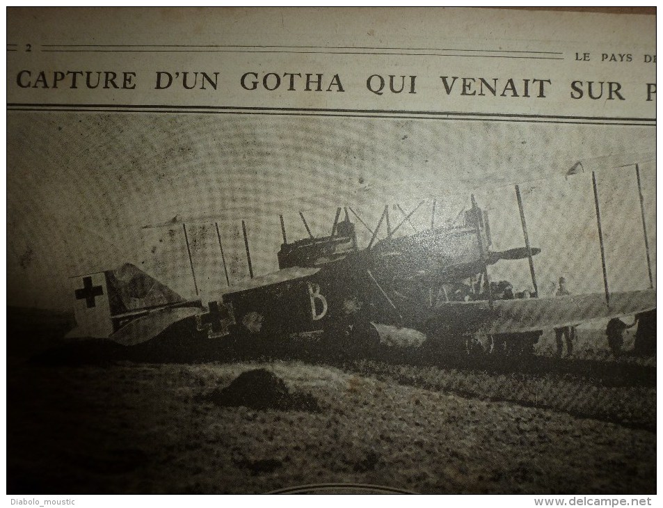 1918 LPDF: GOTHA Nogent-l'Artaud;BOLO Tué;ZOUAVES;Gournay/Ar.;Strouma;SERBIE;Navire INFANTA ISABEL;Ostende;ile CHEDUBA - Francés