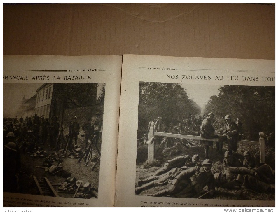 1918 LPDF: GOTHA Nogent-l'Artaud;BOLO tué;ZOUAVES;Gournay/Ar.;Strouma;SERBIE;Navire INFANTA ISABEL;Ostende;ile CHEDUBA