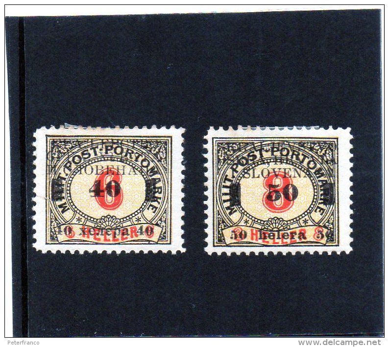 B - 1919- Jugoslavia  (nuovi Linguellati) - Timbres-taxe