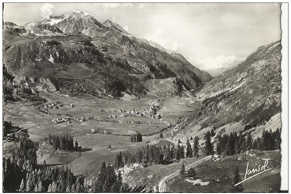 73 Cpsm Tignes Vue Generale Du Bassin Avant Le Barrage - Autres & Non Classés