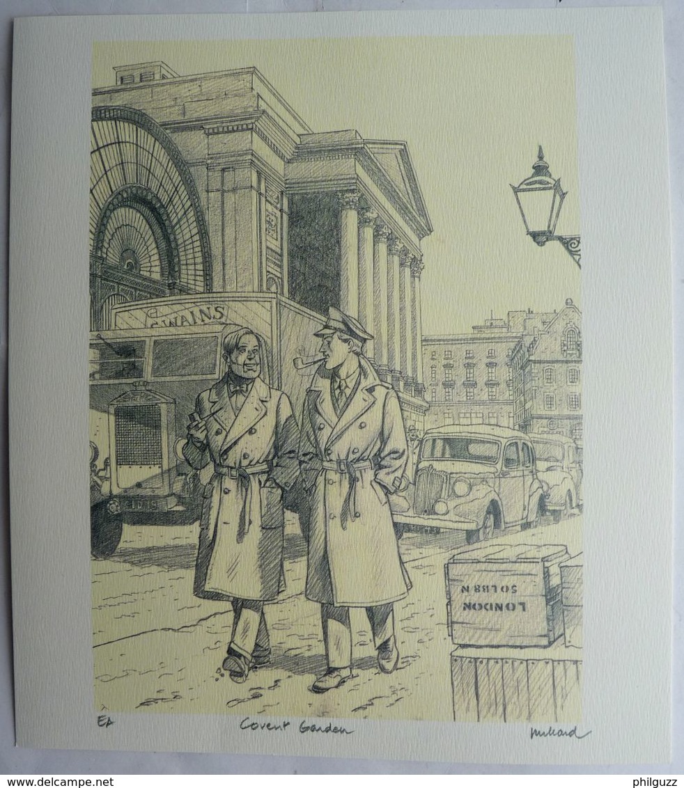 EX LIBRIS - JUILLARD - BLAKE ET MORTIMER - COVENT GARDEN - Illustrators J - L