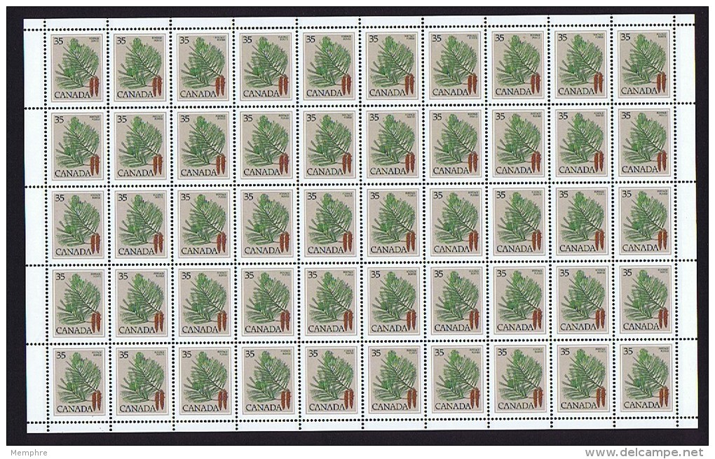 1979  White Pine  Sc 721  Complete MNH Sheet Of 25 - Volledige & Onvolledige Vellen