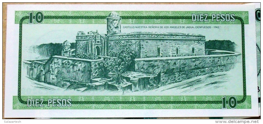 Certificado De Divisa Letra B (Exchange Certificate), Verde, DIEZ (10) PESOS, 1985 UNC, CUBA - Kuba