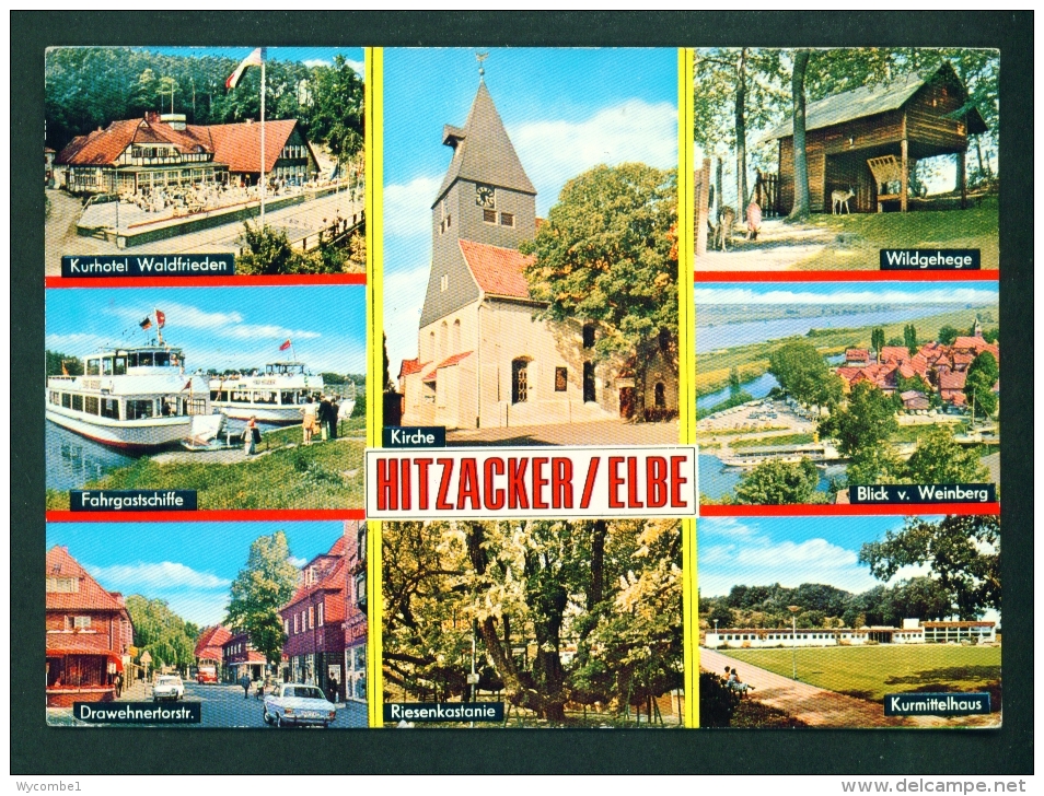 GERMANY  -  Hitzacker  Multi View Used Postcard Mailed To The UK As Scans - Hitzacker