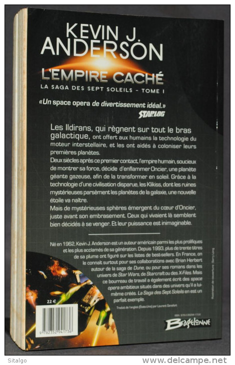 L'EMPIRE CACHÉ - K. J. ANDERSON - SF - BRAGELONE - Bragelonne