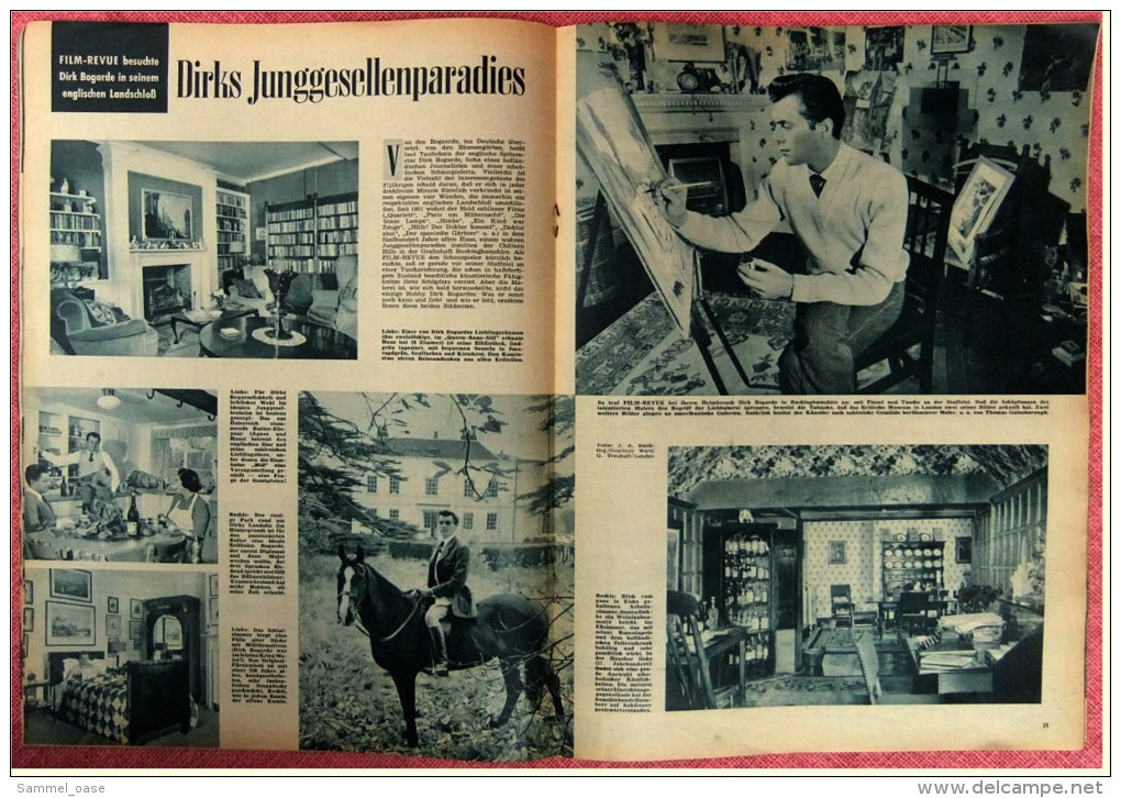 "Film Revue"  Romy Schneider Wird Erwachsen  -  Ich Und Der Oberst  -  Die Brüder Karamasow  -  Nr. 2 Von 1958 - Zeitschriften