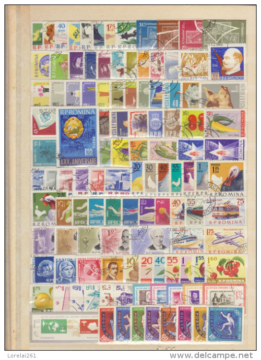 SUPER !!!  Collection Romania 1960/1970  100% Complète + 1000 Stamps - Kilowaar (min. 1000 Zegels)