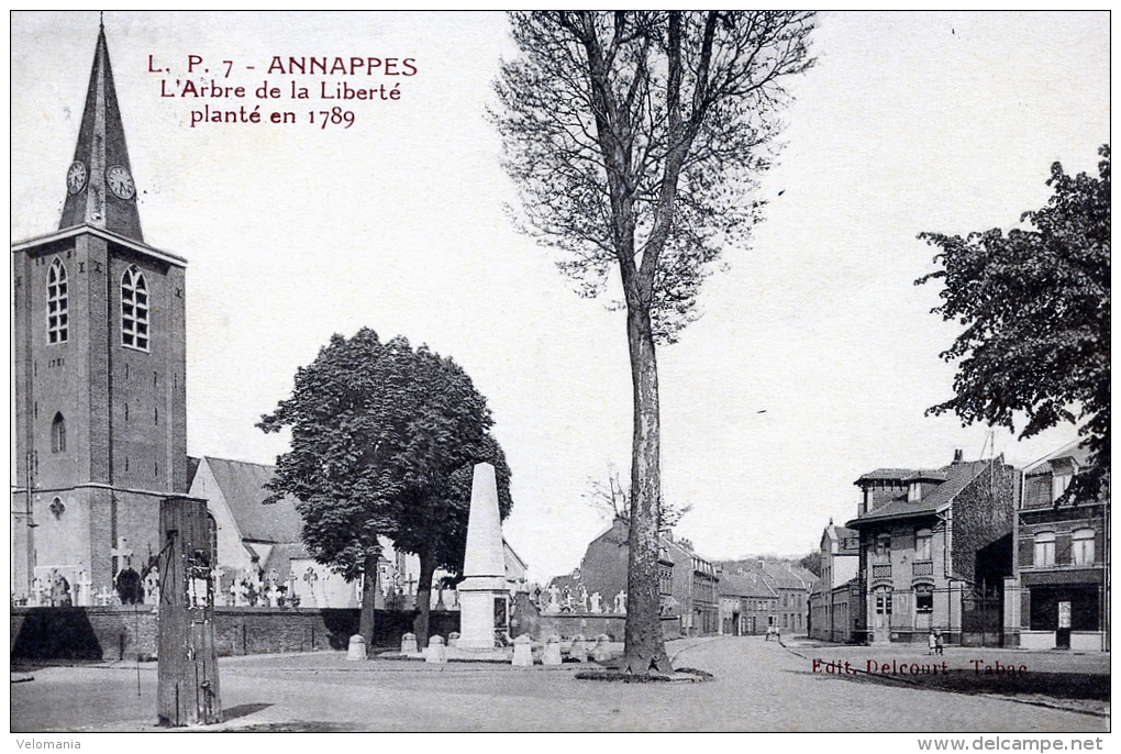 C789 Cpa 59 Annapes - L'Arbre De La Liberté Planté En 1789 - Andere & Zonder Classificatie