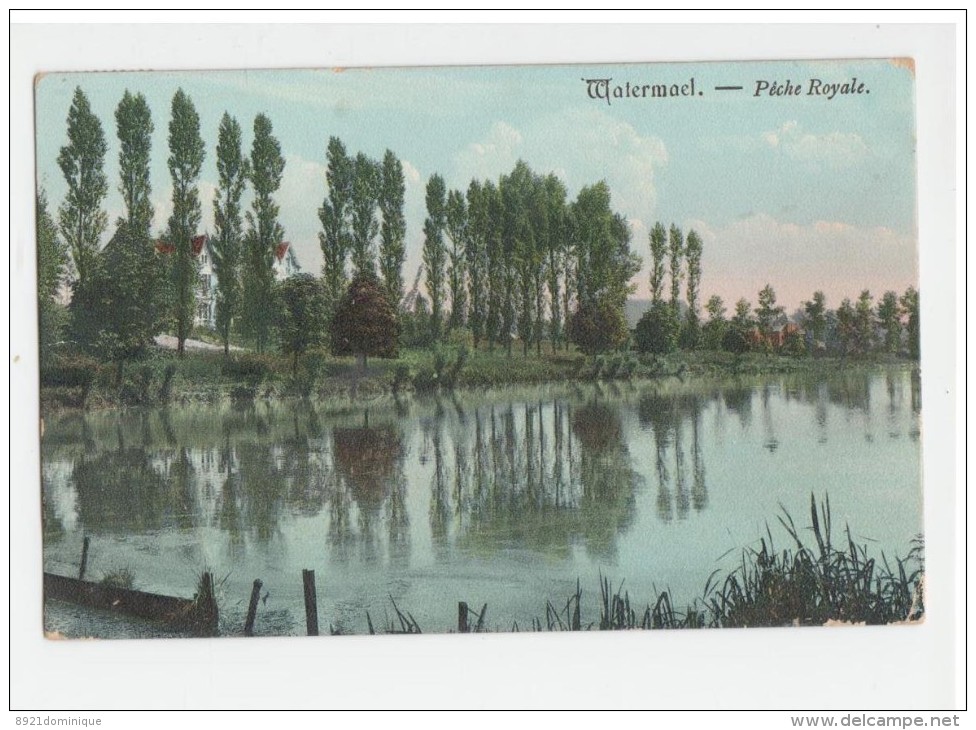 Watermaal-Bosvoorde - Watermael - Pêche Royale (circulé 1920 ) - Watermaal-Bosvoorde - Watermael-Boitsfort