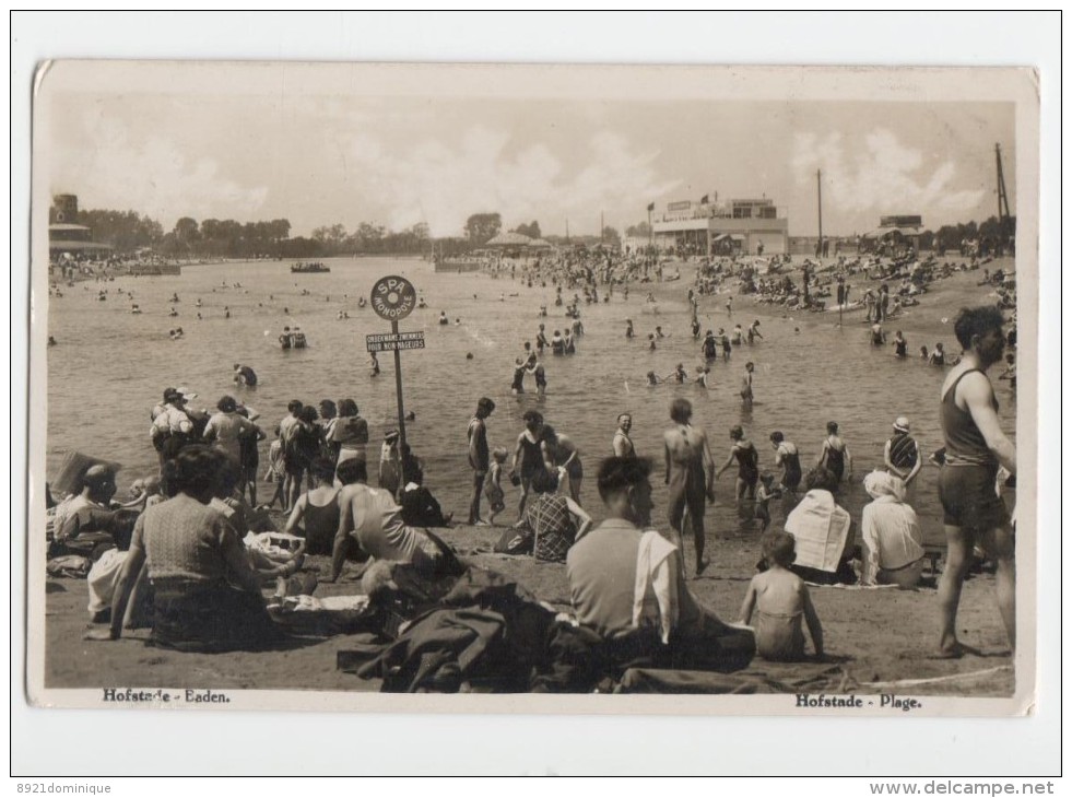 Zemst - Hofstade Baden - Hofstade Plage ( Gelopen 1932 ) - Fotokaart - Zemst